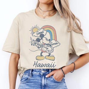 Maglietta Disney Topolino Good Times Hawaii, Topolino e amici, Maglietta Magic Kingdom, Maglietta Disneyland Unisex Maglietta per adulti Maglietta per bambini Maglietta per neonati immagine 1