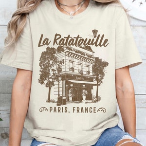 Disney Pixar Ratatouille Paris, France Vintage Restaurant T-Shirt, Disneyland Vacation Trip, Matching Family Shirt, Magic Kingdom