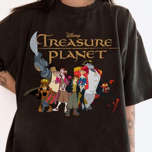 Disney Treasure Planet Logo and Characters T-Shirt, Disneyland Family Matching Shirt, Magic Kingdom, WDW Epcot Theme Park