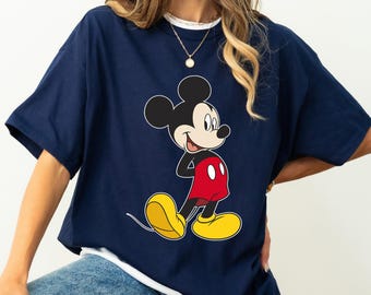 Disney Mickey Mouse en vrienden traditioneel portret shirt Disneyland familie bijpassende shirt, Magic Kingdom T-shirt, WDW Epcot themapark shirt