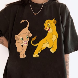 Disney The Lion King Young Simba and Nala Play T-Shirt, Disneyland Family Matching Shirt, Magic Kingdom Tee, WDW Epcot Theme Park