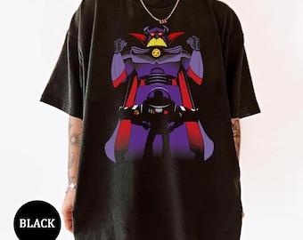 Camiseta de Disney Pixar Toy Story con Zurg detrás de Buzz Lightyear, regalo para vacaciones en Disneyland, camisetas familiares a juego, Magic Kingdom