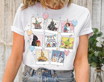 Disney Star Wars verjaardag ballonshirt, Darth Vader Storm Trooper R2D2 C3PO verjaardagsshirt, Disney familie verjaardagsshirt, Galaxy's Edge-T-shirt