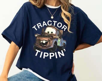 Disney Cars 3 Mater Tractor Tippin' Graphic T-Shirt, Disneyland Family Matching Shirt, Magic Kingdom Tee, WDW Epcot Theme Park