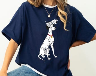 Maglietta Disney 101 Dalmatians Pongo, maglietta coordinata per la famiglia Disneyland, maglietta Magic Kingdom, parco a tema WDW Epcot