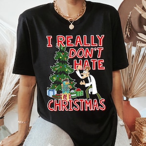 Disney Phineas And Ferb Don't Hate Christmas Quote T-Shirt, Disneyland Christmas Matching Family Shirts, Christmas Squad Shirt Party Gift