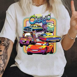 T-shirt classique Disney Cars Radiator Springs, chemise Cars Land, chemise assortie pour la famille Disneyland, t-shirt Magic Kingdom, parc à thème WDW Epcot image 4