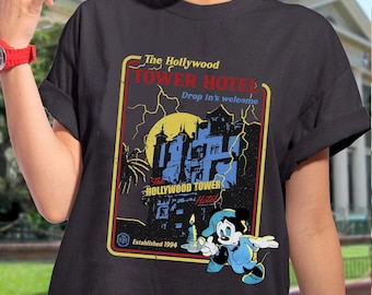 Disney Das Hollywood Tower Hotel, Twilight Zone Tower Of Schrecken Shirt, Disneyland Halloween T-Shirt, Mickeys Not So Scary, Mickey Halloween