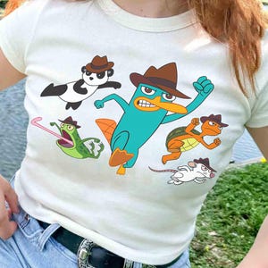 Chemise drôle Disney Phineas et Ferb O.W.C.A.T, chemise assortie pour la famille Disneyland, t-shirt Magic Kingdom, parc à thème WDW Epcot