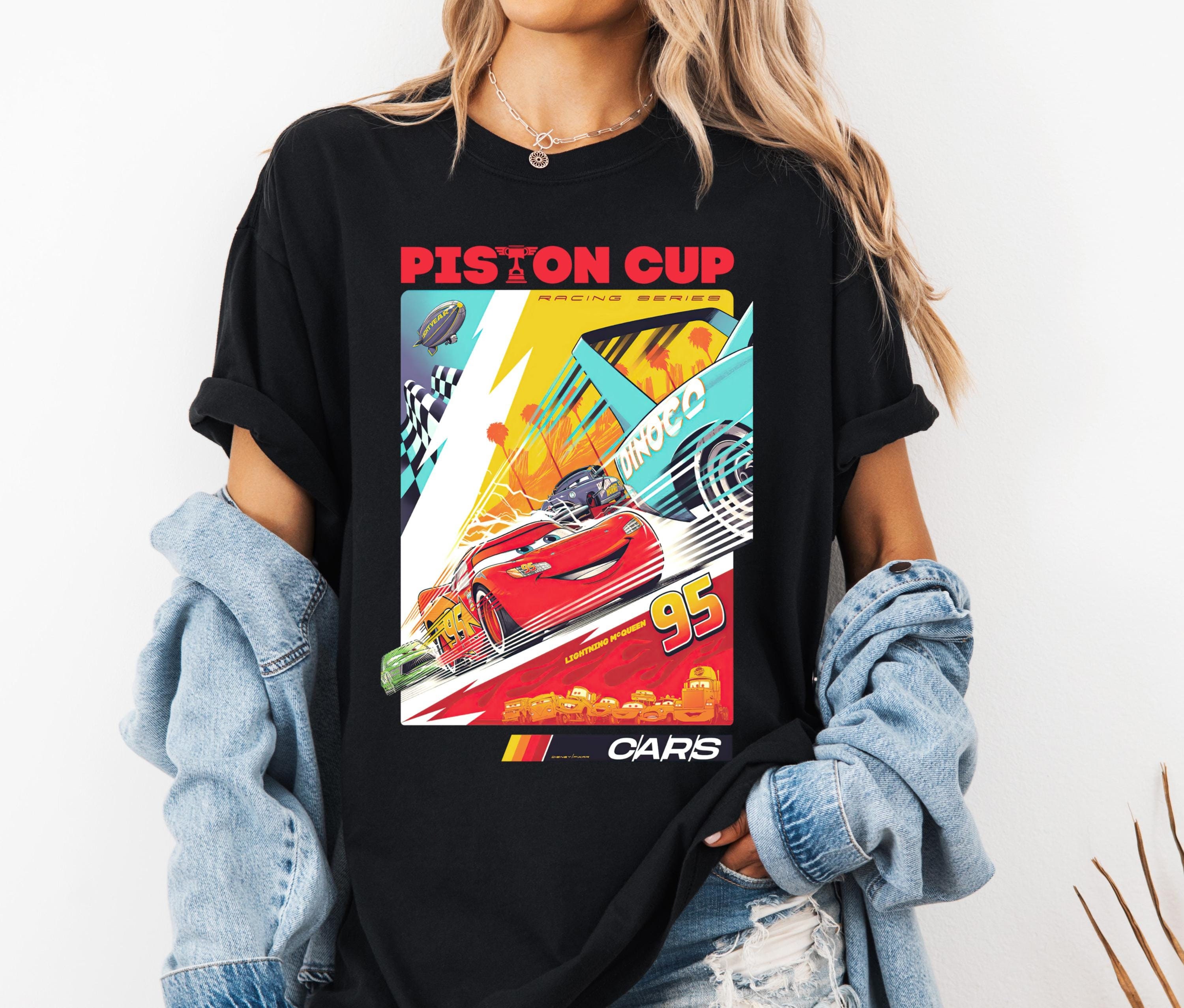 Disney Pixar Lightning McQueen Piston Cup Shirt, Lightning McQueen Shirt, Disney Cars Shirt, WDW Matching Family Shirt, Magic Kingdom Shirts