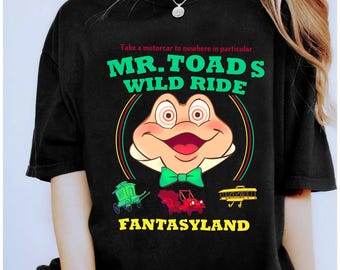 Mr. Toads Taxi Service Shirt, Wilde Fahrt Shirt, Fantasyland Shirt, Magical Kingdom Shirt, Disneyland Familie Shirt