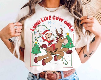 Maglietta vintage Disney Toy Story Jessie Comfort Colors, maglietta Long Live Cowgirls Western Vibe, maglietta Jessie Bullseye, maglietta stile Wild Cowgirl