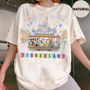 Koszulka retro Disneyland Magical, pastelowa koszulka Disney, koszulka Myszka Miki i Przyjaciele, koszulka Magical Castle 2026, koszulka Disney Girls Trip, koszulka WDW zdjęcie 2
