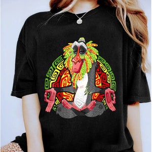 Disney The Lion King Rafiki Geometric Rainbow Graphic Shirt, Disneyland Family Matching Shirt, Magic Kingdom Tee, WDW Epcot Theme Park