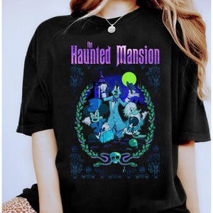Disney Mickey and Friends Characters Cosplay Haunted Mansion Hitchhiking Ghosts Shirt, Foolish Mortals Shirt, Disneyland Matching Shirts