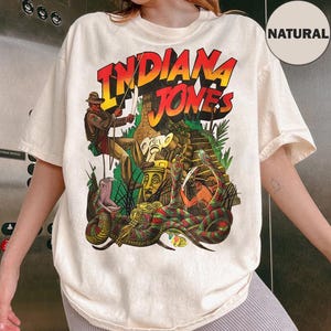 Vintage 90s Indiana Jones Adventure Disneyland 1995 Comfort Colors, Indiana Jones Shirt, Vintage Disney Movie Shirt, Disneyland Adventure