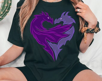 Disney Descendants Mal Dragon T-shirt, Descendants Shirt
