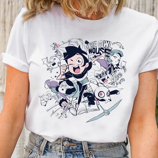 Disney The Owl House Characters Shirts, The Owl House Shirt, Boiling Isles Tee, Disneyland Trip Outfits , Disneyland Matching Family Shirt