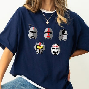 Star Wars The Bad Batch Clone Force 99 Helmets Shirt, Disneyland Family Matching Shirt, Magic Kingdom, WDW Epcot Theme Park