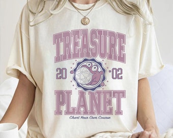 Chemise Disney's Treasure Planet Morph 2002, planète au trésor vintage, chemise familiale assortie Disneyland WDW, Magic Kingdom, chemise Animal Kingdom
