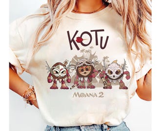 Camiseta de Moana 2 Kakamora Coconut Kotu, camiseta de Moana de Disney, Piratas del Coco, camiseta familiar a juego de Disneyland, Magic Kingdom, Animal Kingdom