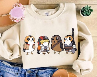 Star Wars Cute Porgs Dressed As Characters Portrait Shirt, Disneyland Family Matching Shirt, Magic Kingdom, WDW Epcot Theme Park