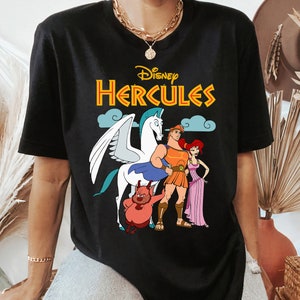 Disney Hercules Classic Group Shot Vintage Graphic Shirt, Disneyland Family Matching Shirt, Magic Kingdom Tee, WDW Epcot Theme Park