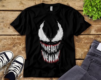 Marvel Comics Venom Graphic Youth T-Shirt Glows In The DarK Marvel Comics Venom Graphic Youth T-Shirt Glows In The DarK