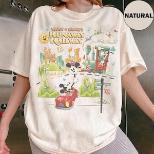 Disney Mickey & Minnie’s Runaway Railway Retro T-shirt, Nothing Can Stop Us Now, Disney Ride Disneyland Resort, Mickey and Friends Shirt