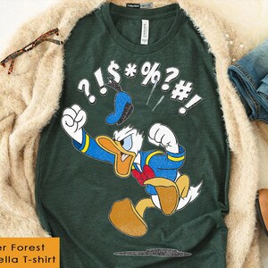 Disney Mickey And Friends Donald Angry Jump Shirt Disneyland Family Matching Shirt, Magic Kingdom Tee, WDW Epcot Theme Park Shirt