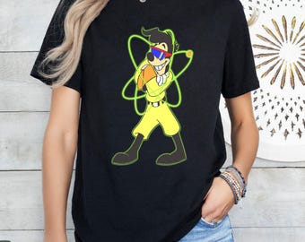 A Goofy Movie Powerline Portrait Disney T-shirt Disneyland familie bijpassende shirt, Magic Kingdom T-shirt, WDW Epcot themapark shirt