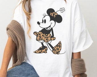 Disney Mickey and Friends Minnie Mouse Cheetah Print Outfit