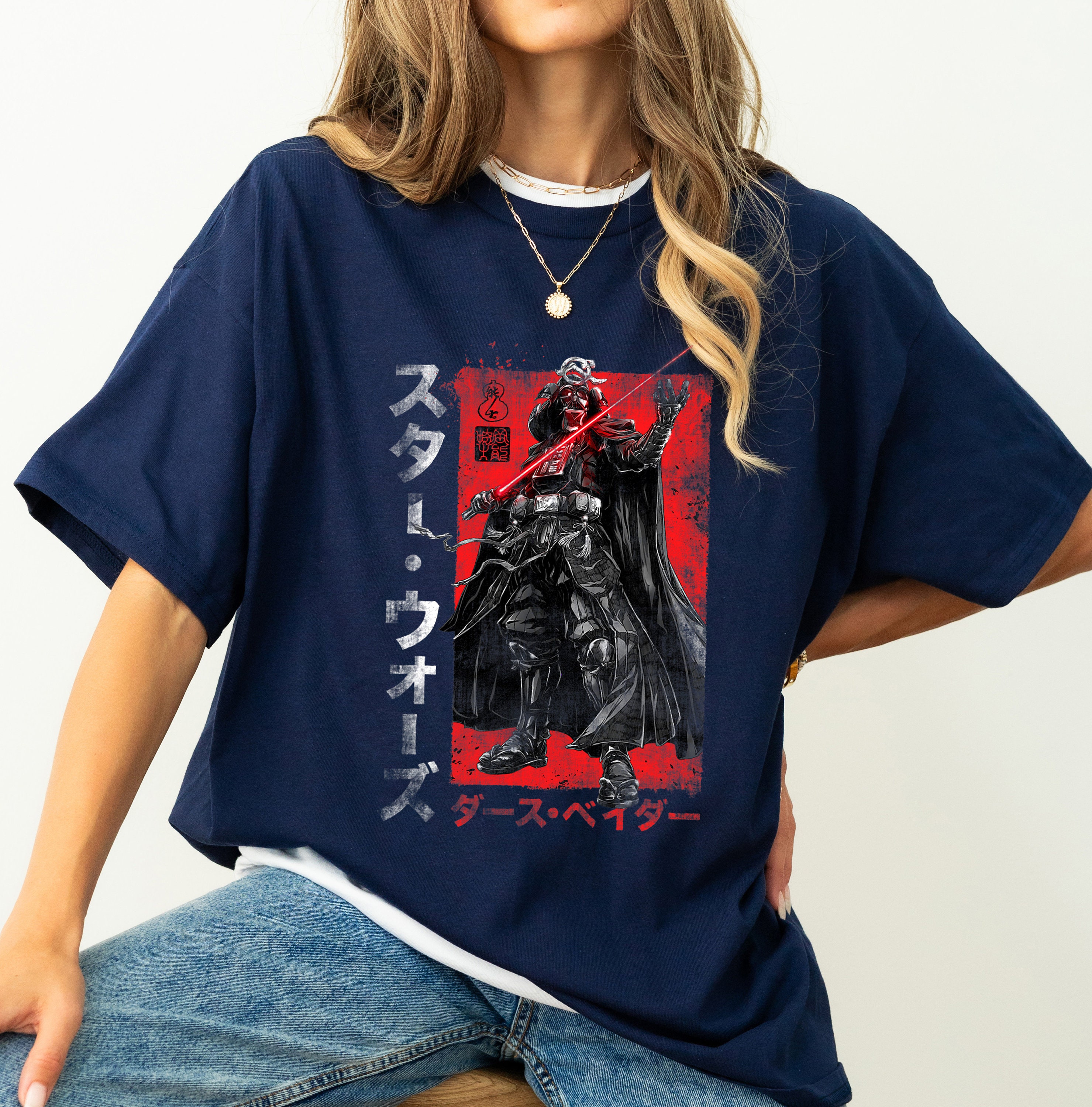 Star Wars Visions Samurai Vader Reach T-shirt, Darth Vader