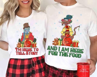 Disney The Muppets Christmas Carol Shirt, Gonzo and Rizzo Christmas Lights Shirt, Xmas Couple Tee,Disneyland Christmas Family Matching Shirt