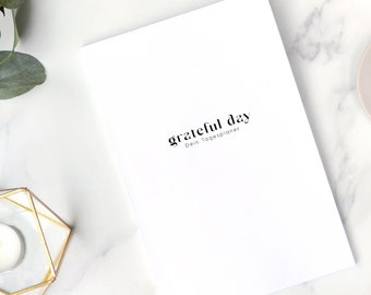 B-WARE - Tagesplaner - Grateful Day, Notizblock, DIN A5, 80g Naturpapier, mit Deckblatt