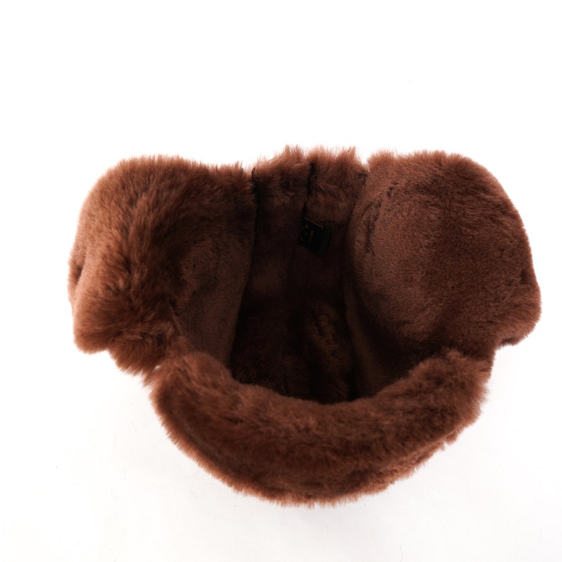 Aviator russische Ushanka Hut Winter Ohrenklappe Hüte Kappen Bild 5