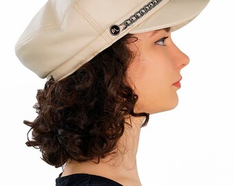 Hip Damenflachmütze für Stadtmode retro Damen Corduroy-Mütze mit Vintage-Ausdruc