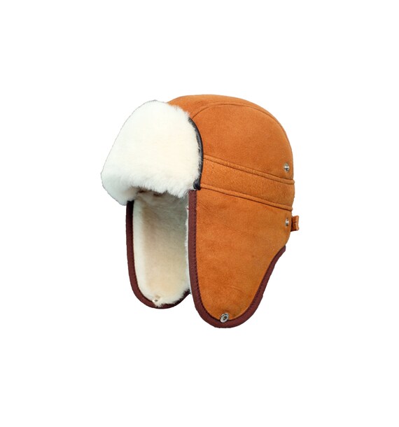 Sheepskin Aviator Russian Ushanka Mad 