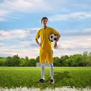 Digital sports backgrounds - Football background - Sports backdrop - Keep your football memories