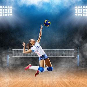 Digital Sports Backgrounds Sports Backdrop Keep Your Volleyball ...