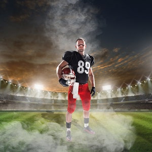 Digital sports backgrounds - Sports backdrop - Digital football background