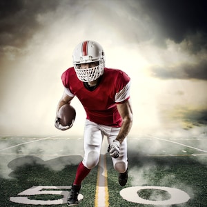 Rugby/Football Poster Template: Sports Digital Background (JPG 4K Downloadable Files)