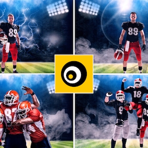Football & Rugby Digital Background: 4K Sports Backdrop (Digital Download)
