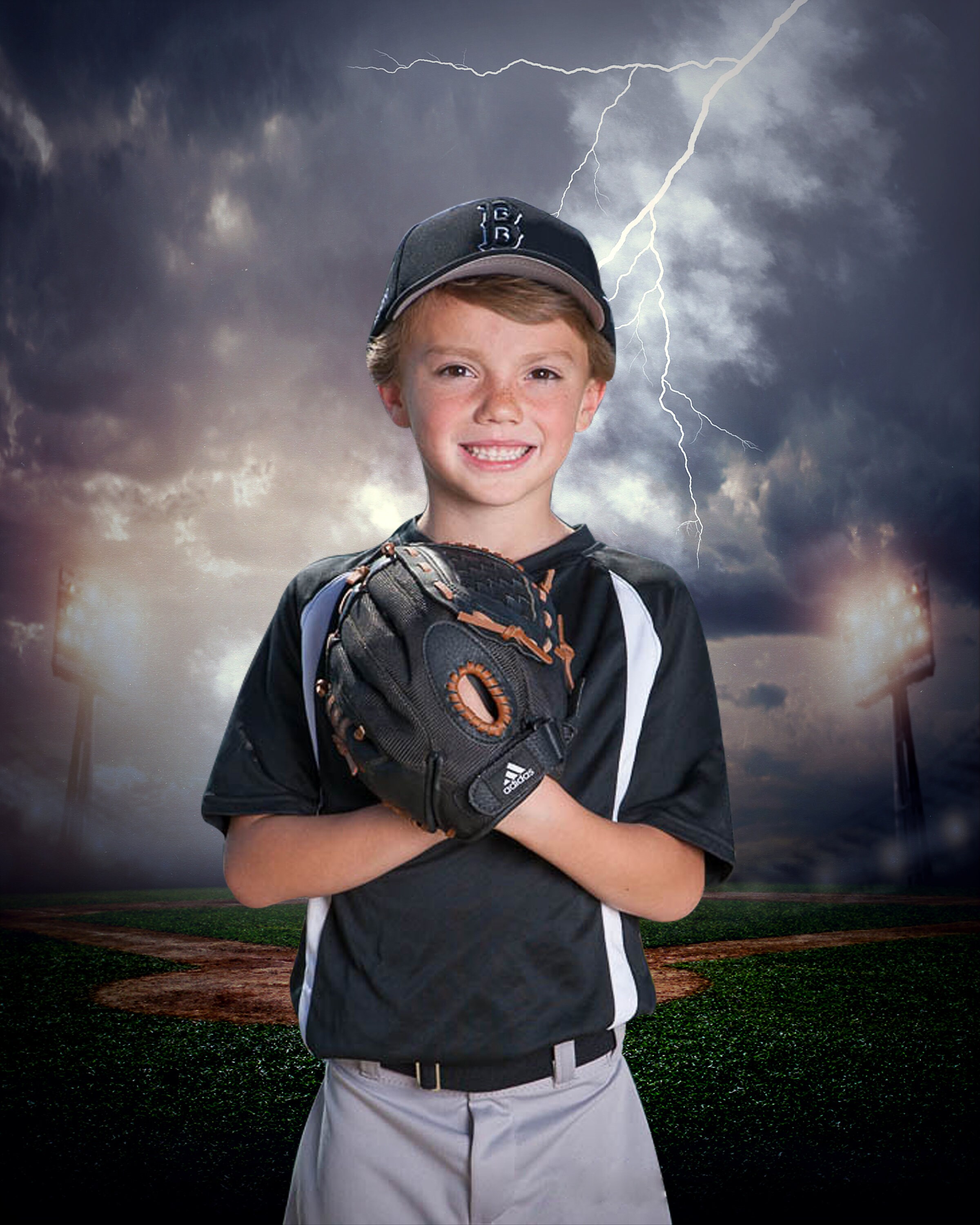 Sports Poster Template Baseball Digital Background Baseball Backdrop