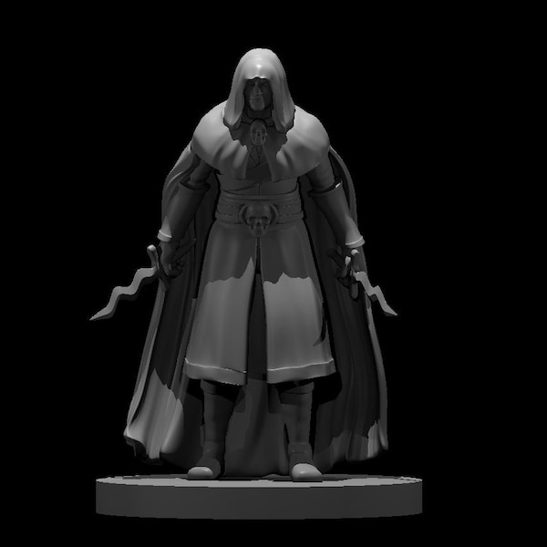 Cult Fanatic - Male - 1" (28mm) Scale Tabletop RPG Mini for D&D, Pathfinder, and more