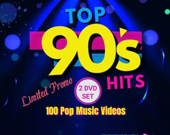 90's Pop Music Videos - 2 DVD - 100 Hits - Etsy