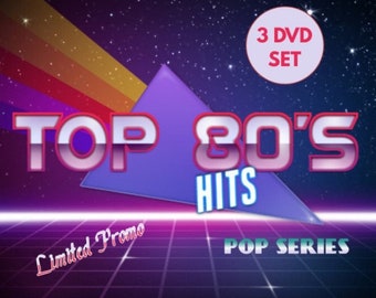 80's Pop Music Videos - 3 Dvd's - 150 Hits - Etsy