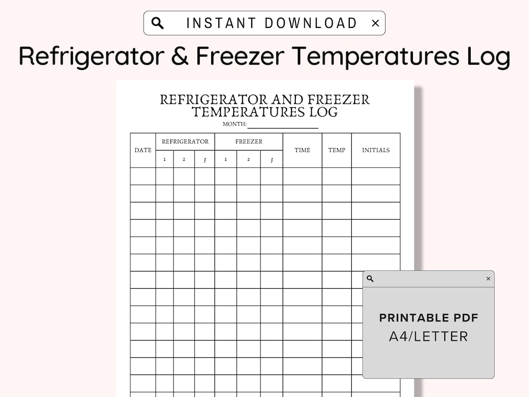 printable-refrigerator-and-freezer-temperatures-log-print-and-write-temperature-check-sheet-fridge-temp-template-pdf-digital-download-etsy