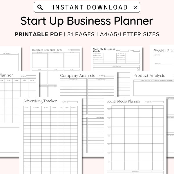 Business Printables - Etsy