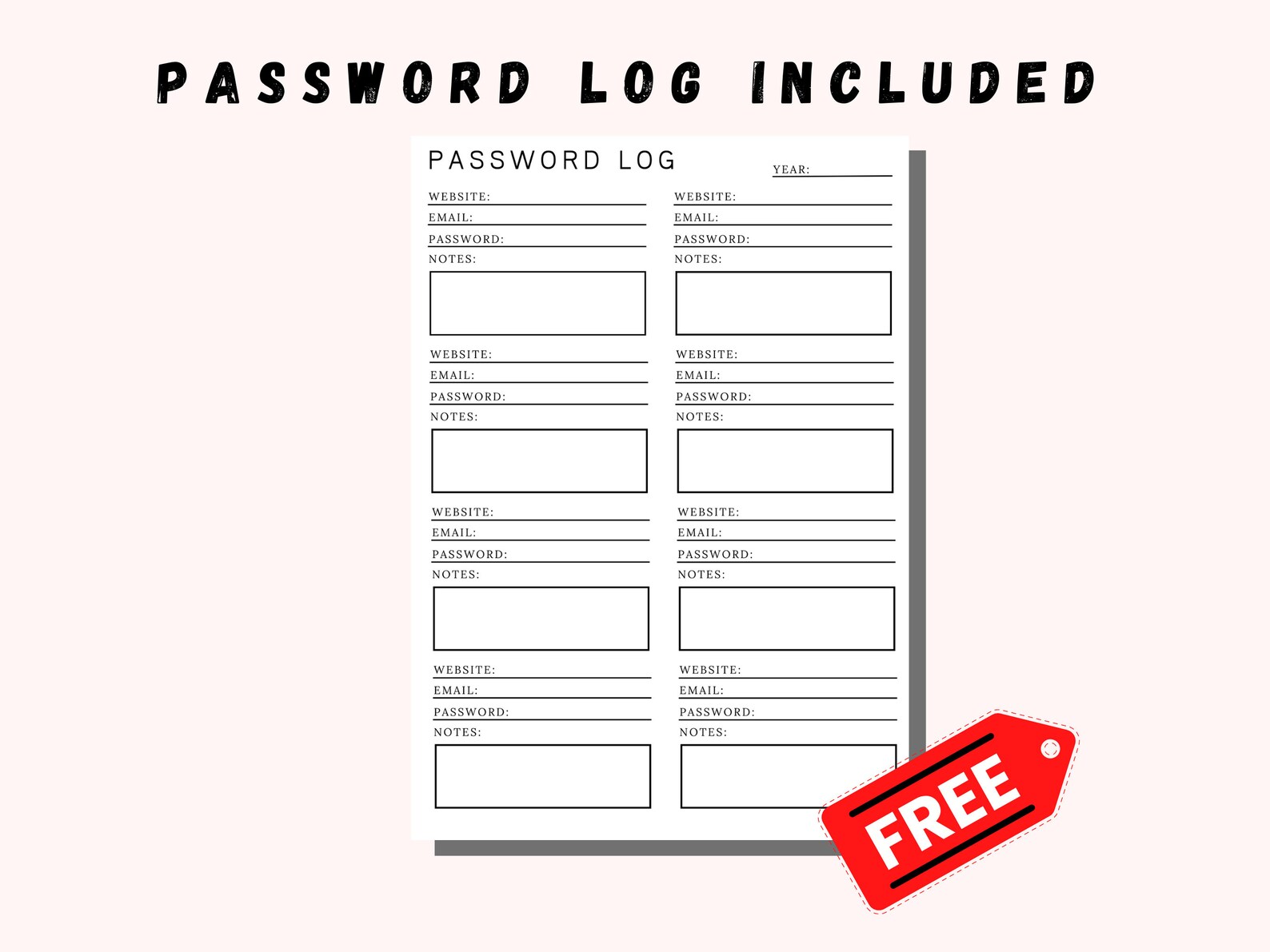 Visitation Log Printable, Child Care Log, Child Visits Tracker ...